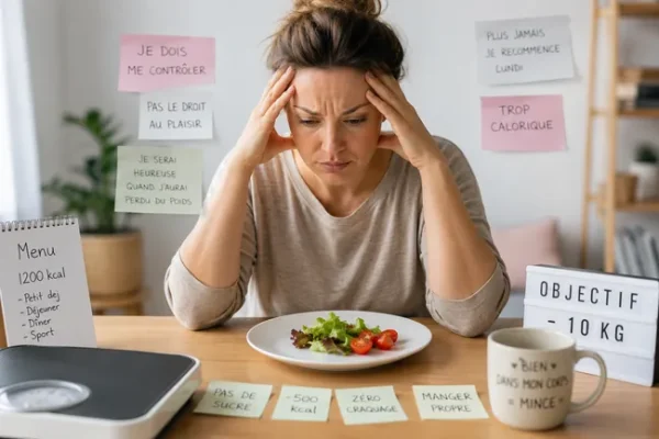 Piège de la diet culture et la culpabilité alimentaire.